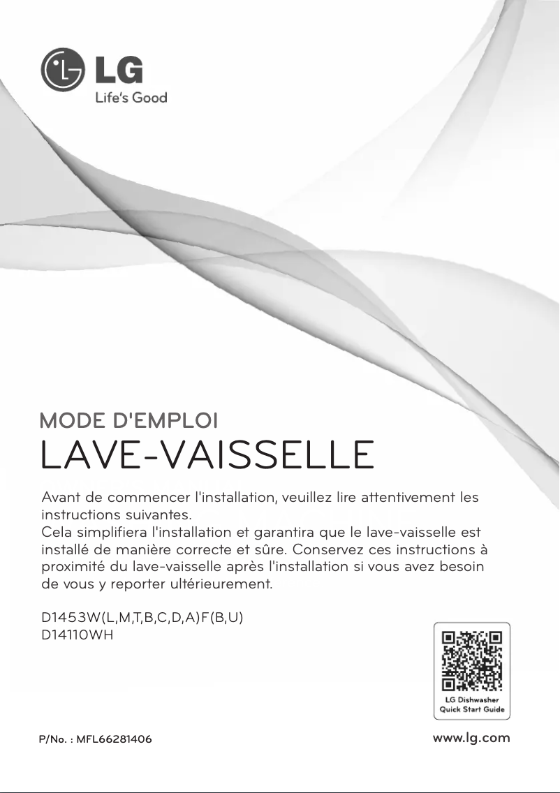 Página 1 del manual Manual de usuario LG D14110WH