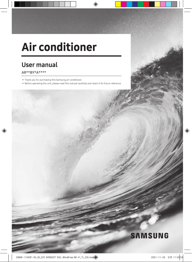 Page n°1 - Manuel utilisateur Samsung AR18BY3APWK