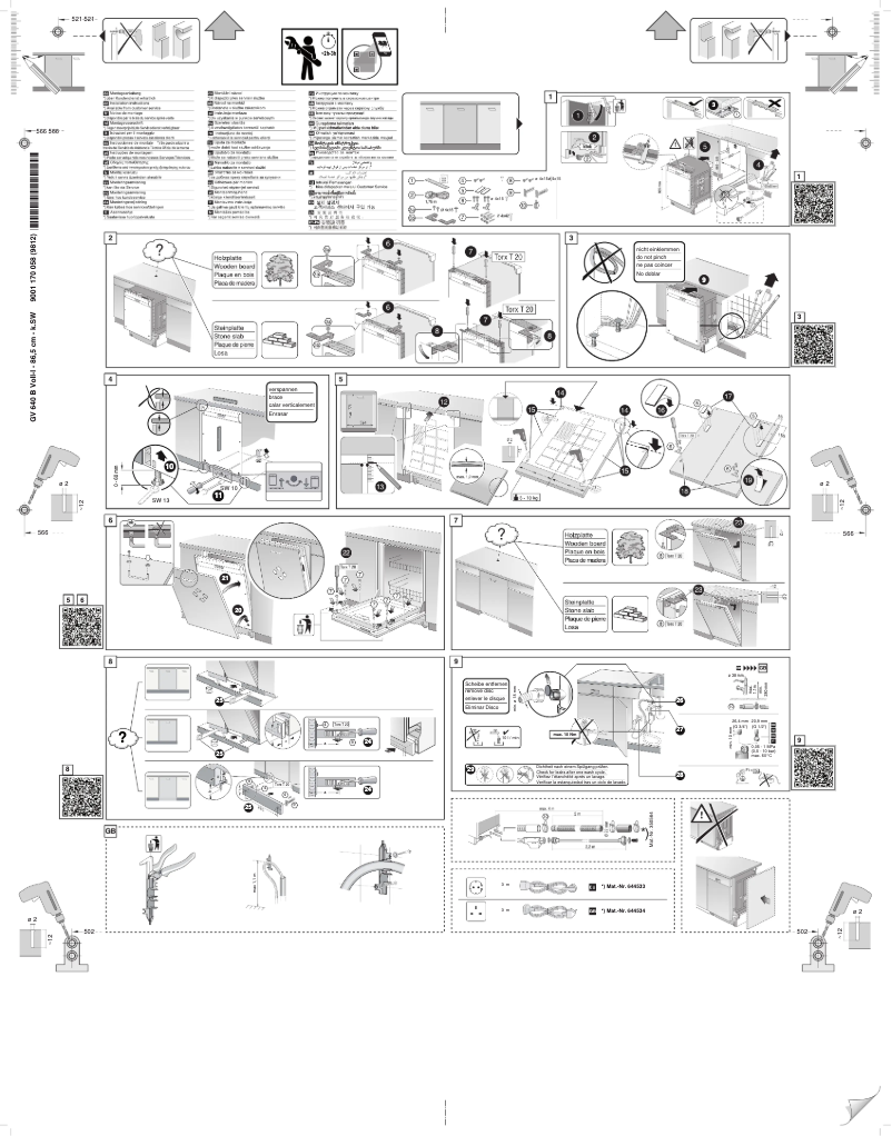 Page 1 de la notice Instructions / montage Siemens SL61IX12TE