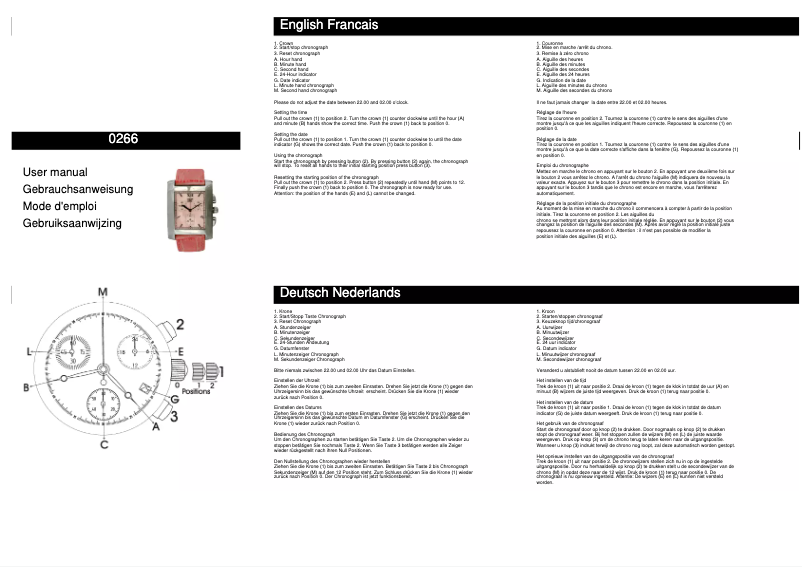 Page 1 de la notice Manuel utilisateur Davis 0266