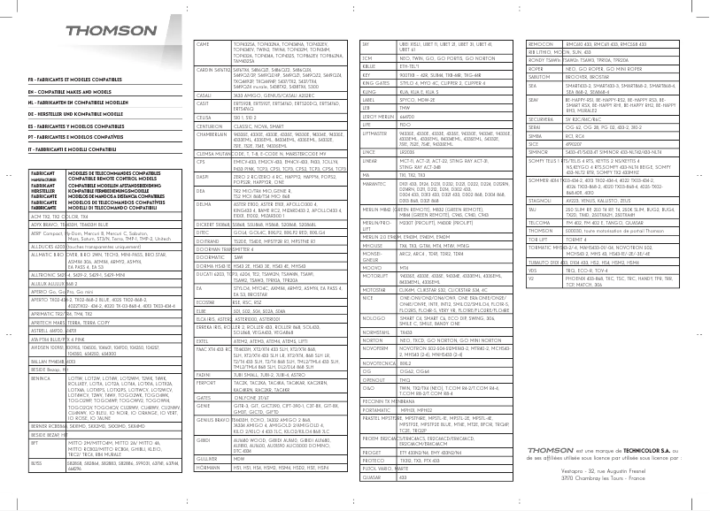 Image de la première page du manuel de l'appareil 500023