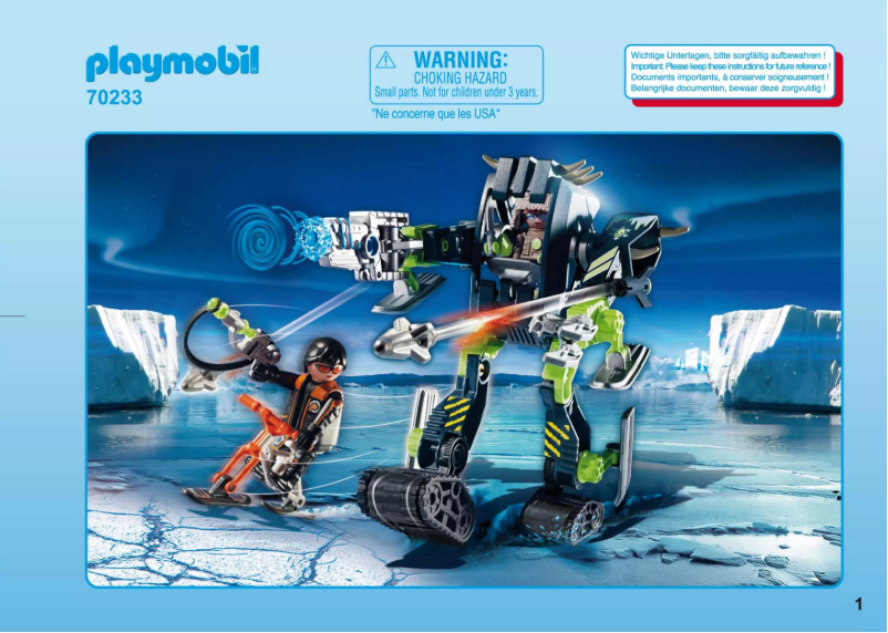 Page n°1 - Manuel utilisateur Playmobil 70233