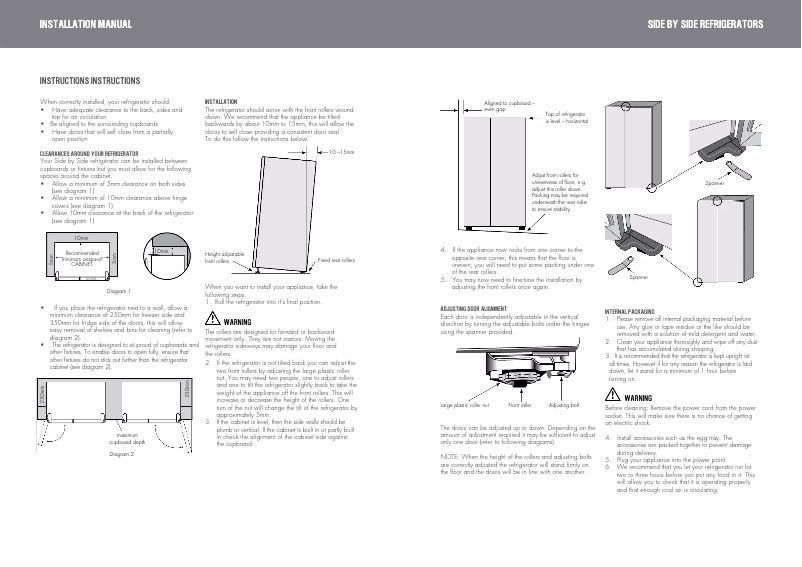 Image de la première page du manuel de l'appareil WSE6100WF
