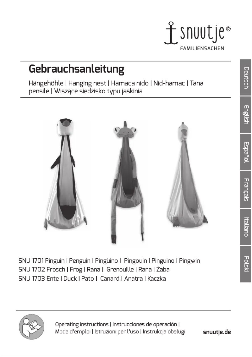Imagen de la primera página del manual del dispositivo Snuutje SNU 1701