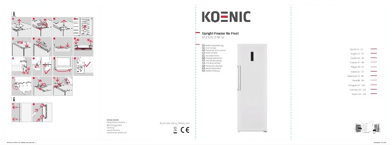 Page 1 de la notice Manuel utilisateur Koenic KFZ 631 D NF W