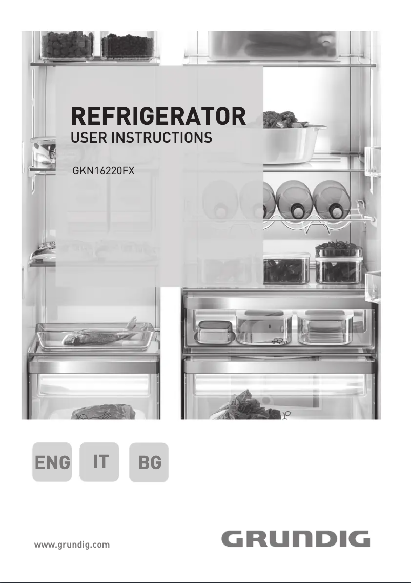 Image de la première page du manuel de l'appareil GKN 16220 FX