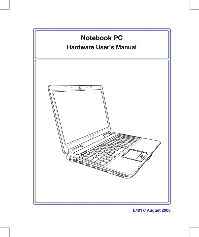 Page n°1 - Manuel utilisateur Asus N51