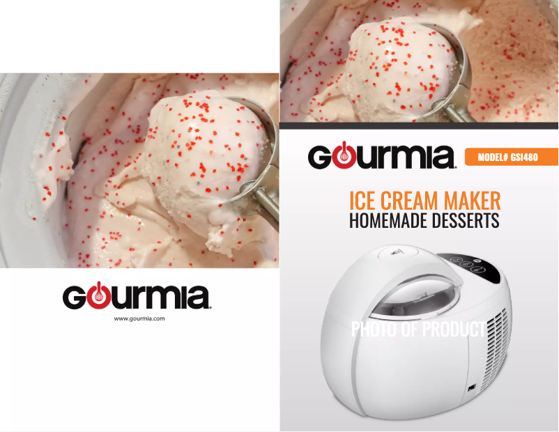 Page n°1 - Manuel utilisateur Gourmia GSI480