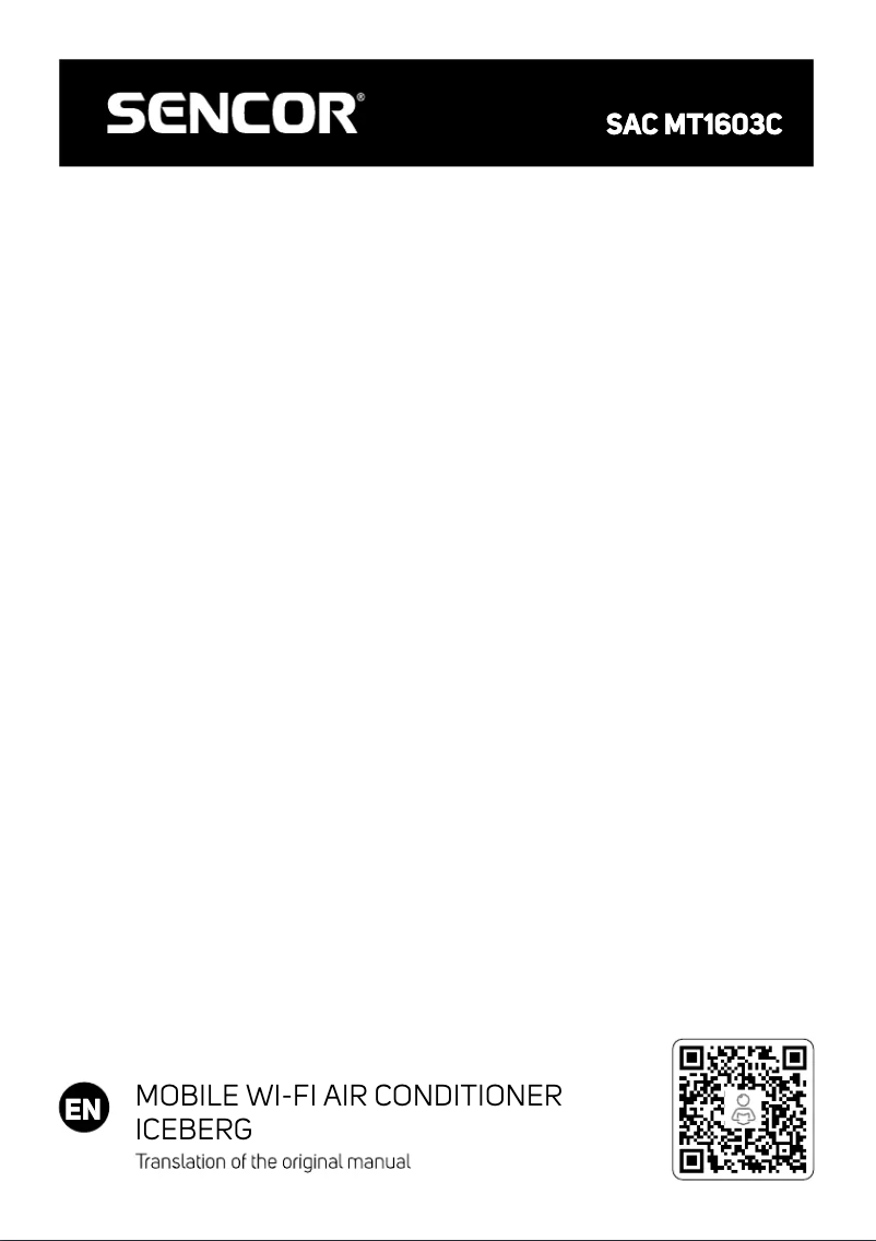 First page image of the manual for SAC MT1603C