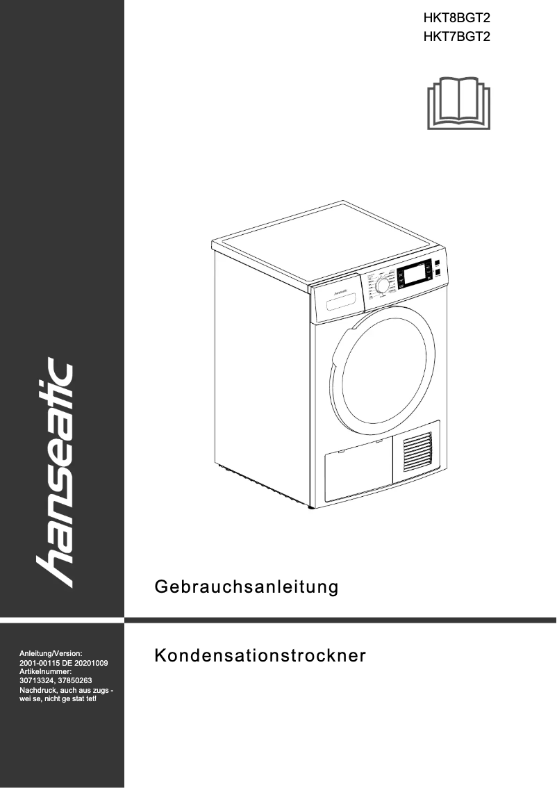 Page 1 de la notice Manuel utilisateur Hanseatic HKT7BGT2