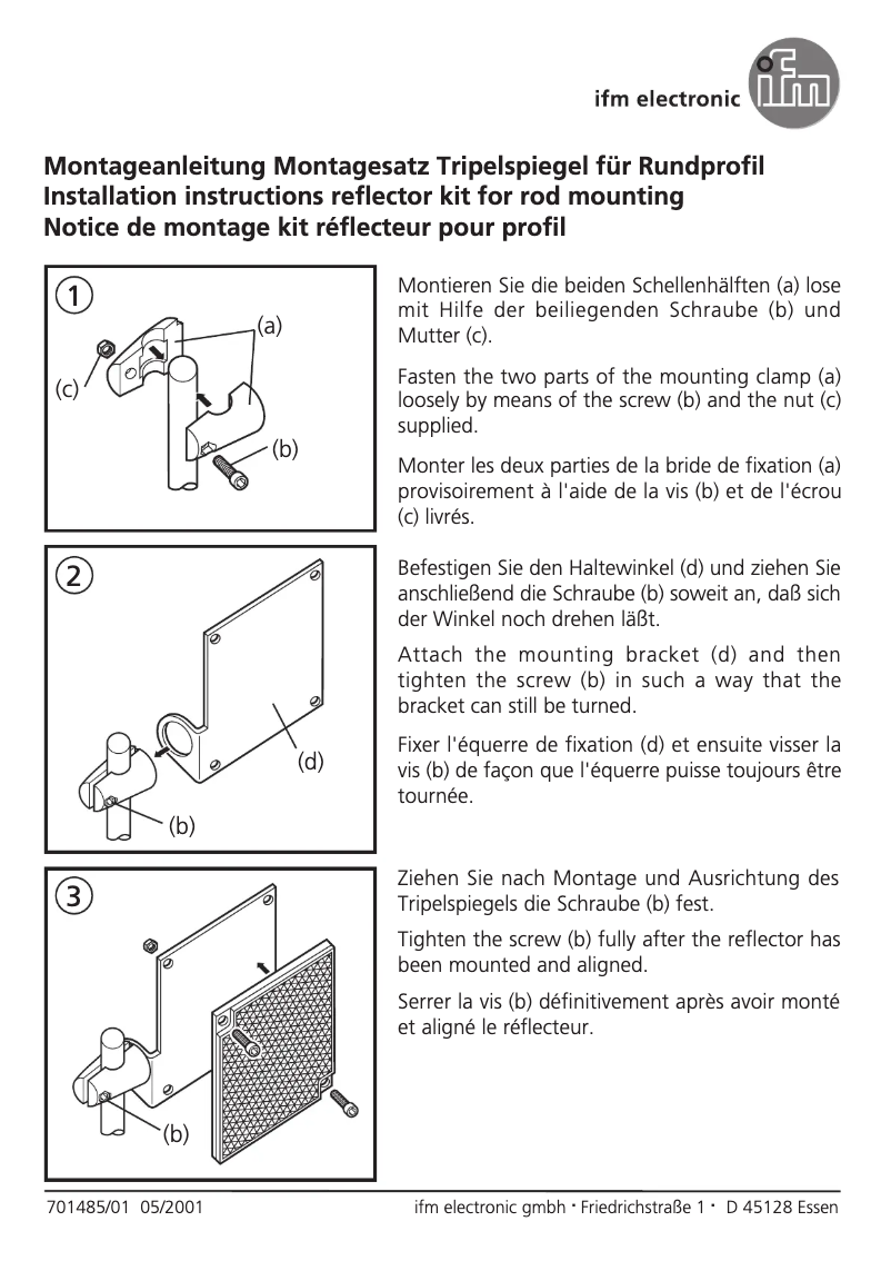 Page n°1 - Manuel utilisateur IFM E20928