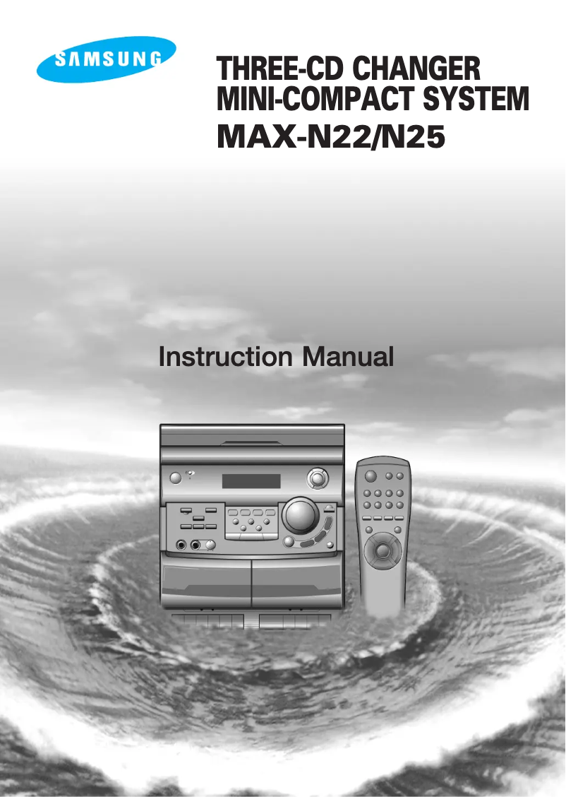 Page 1 de la notice Manuel utilisateur Samsung MAX-N22