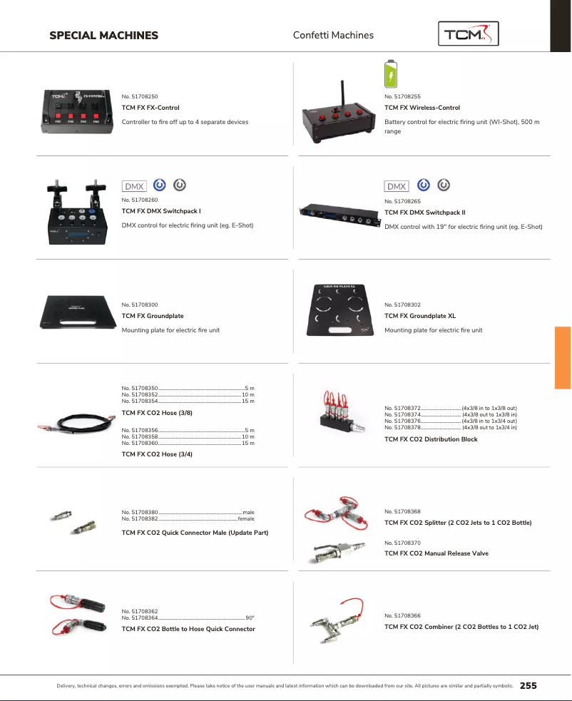 Page 1 de la notice Catalogue TCM FX CO2 Jet