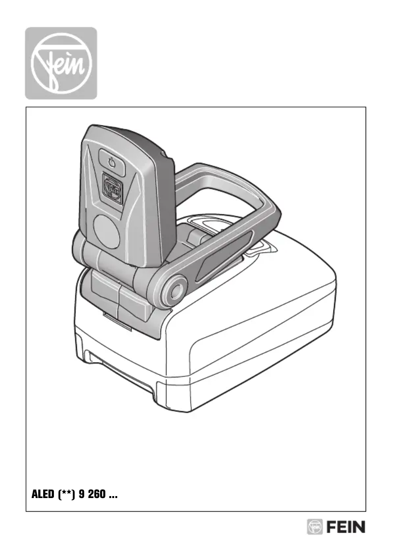 Page n°1 - Manuel utilisateur Fein ALED 12-18 V