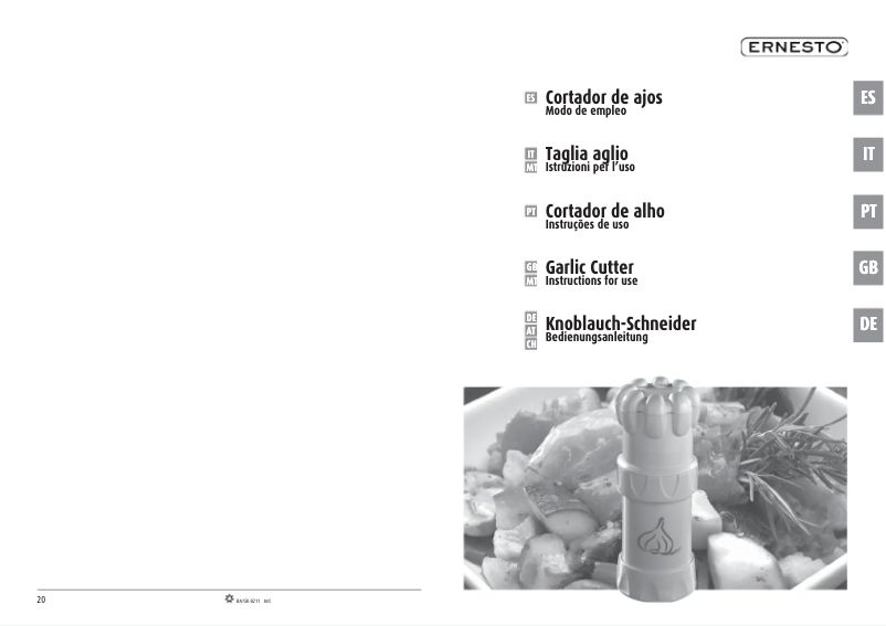 Page n°1 - Manuel utilisateur Ernesto IAN 063851