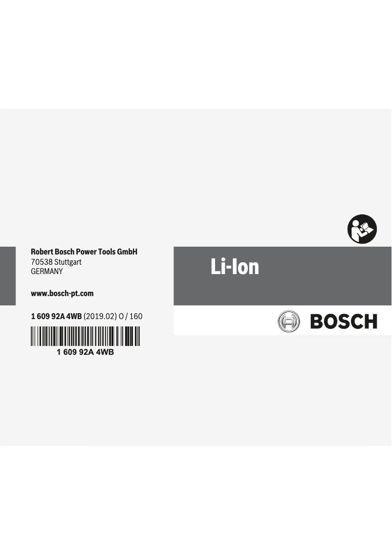 Page n°1 - Manuel utilisateur Bosch Unlimited Serie 6 BCS61BAT2