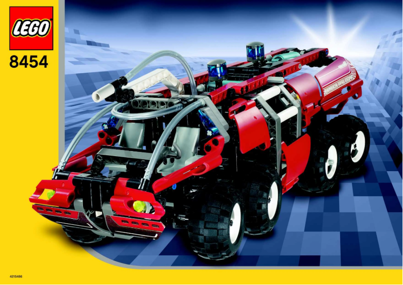 Page 1 de la notice Manuel utilisateur Lego Technic 8454
