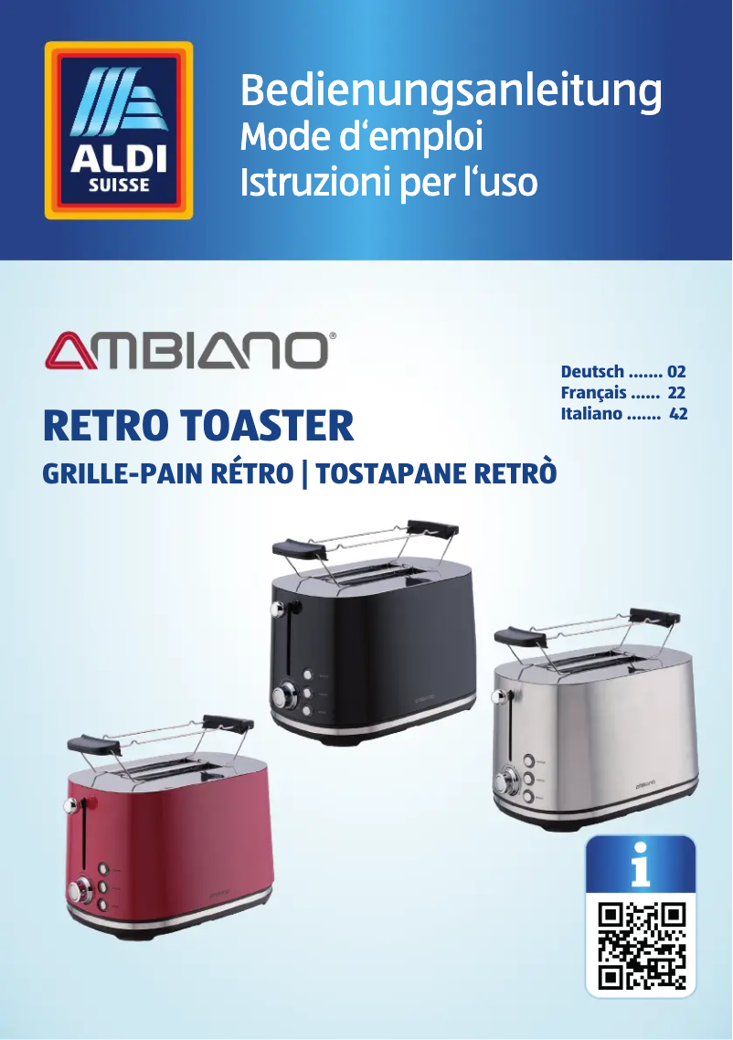 Page n°1 - Manuel utilisateur Ambiano GT-WKEDS-11-CH