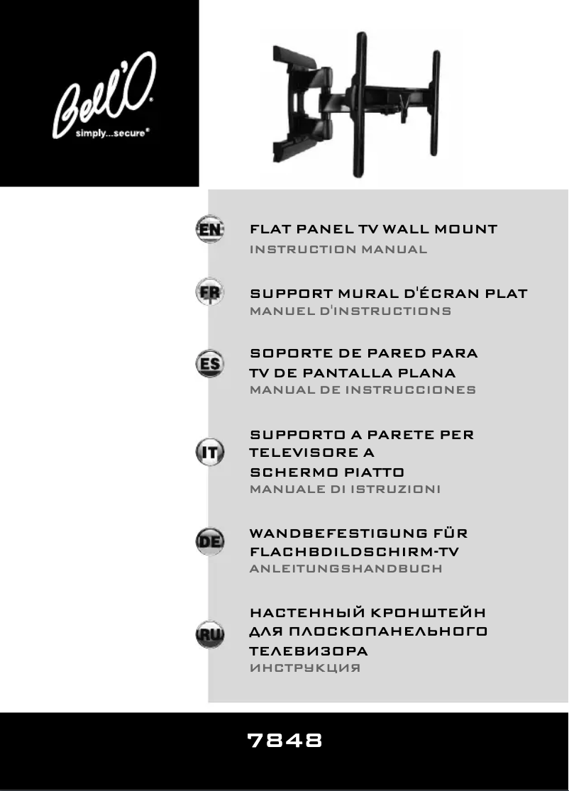 Image de la première page du manuel de l'appareil 7848B