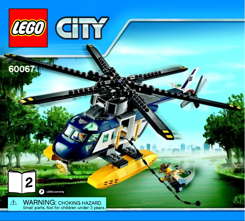 Page 1 de la notice Manuel utilisateur Lego City 60067