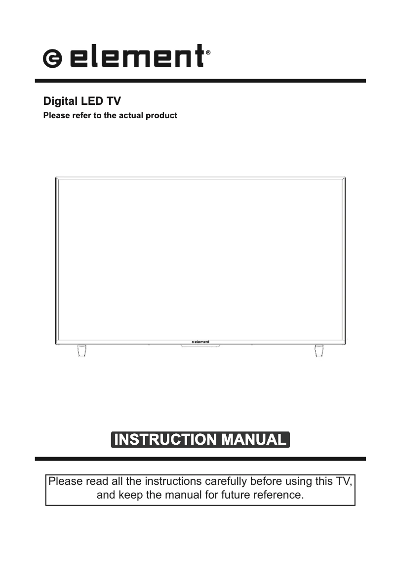 Page n°1 - Manuel utilisateur Element E4SFT5517