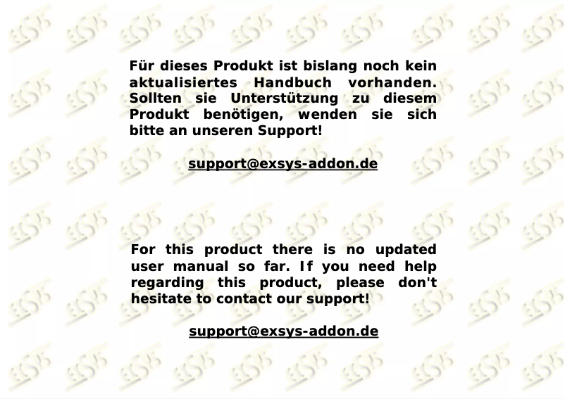 Image de la première page du manuel de l'appareil EX-49005