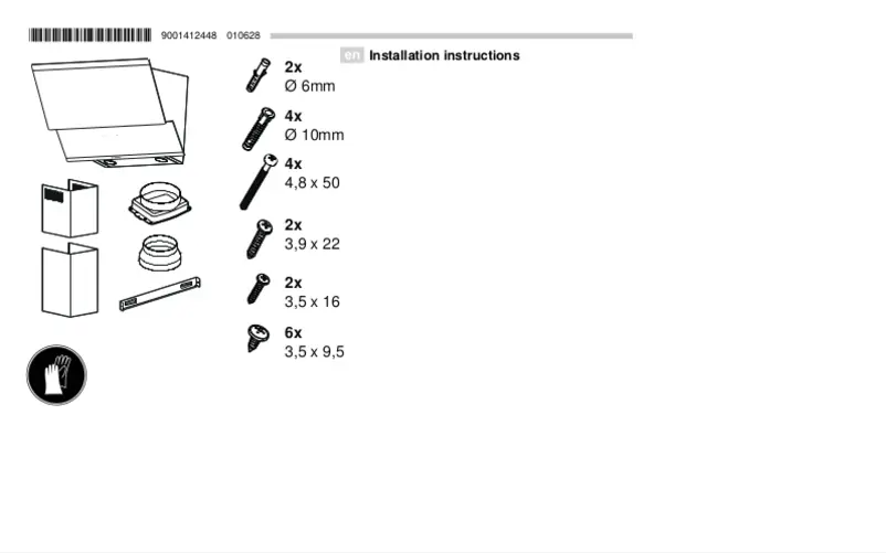 Image de la première page du manuel de l'appareil DWK96AJ60M