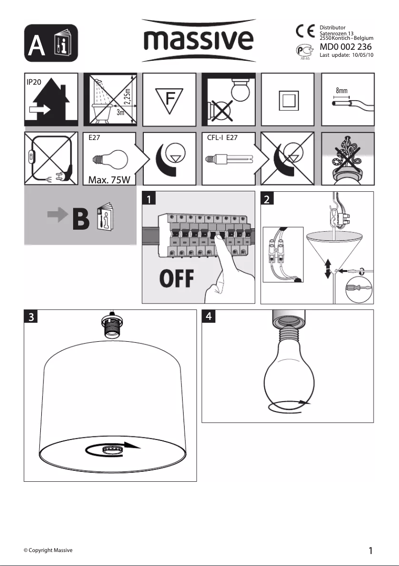 Image de la première page du manuel de l'appareil Kico 40426/35/10