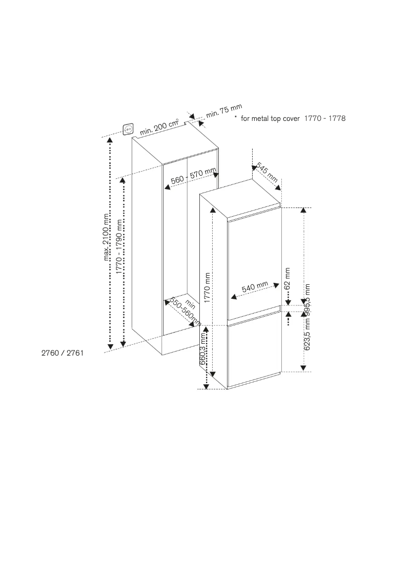 Image de la première page du manuel de l'appareil REF603BBNPVC-S/20