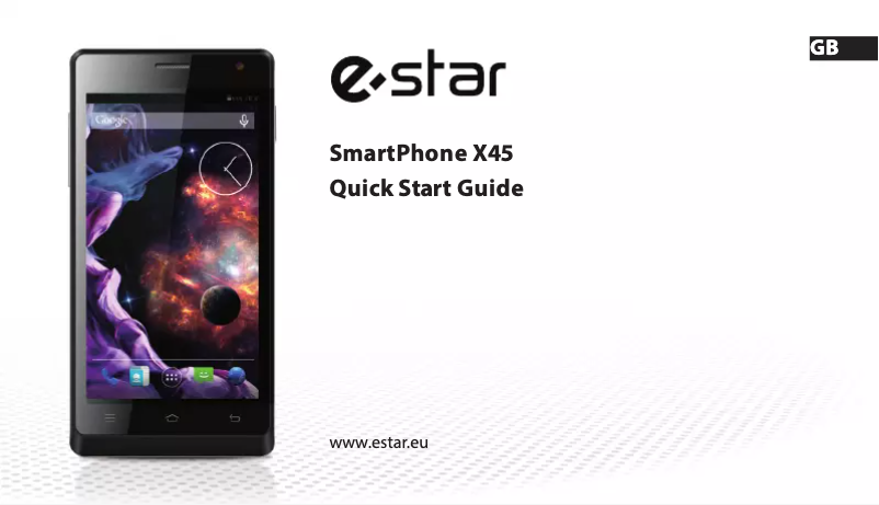 Page 1 de la notice Manuel utilisateur eSTAR X45