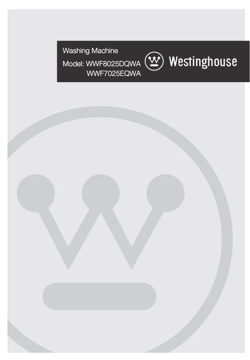 Página 1 del manual Manual de usuario Westinghouse WWF7025EQWA