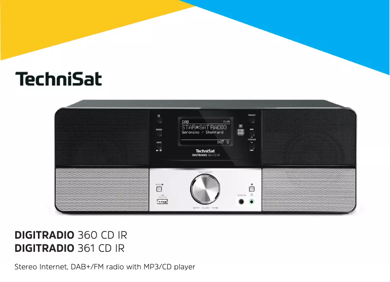 Page 1 de la notice Manuel utilisateur TechniSat Digitradio 360 CD IR