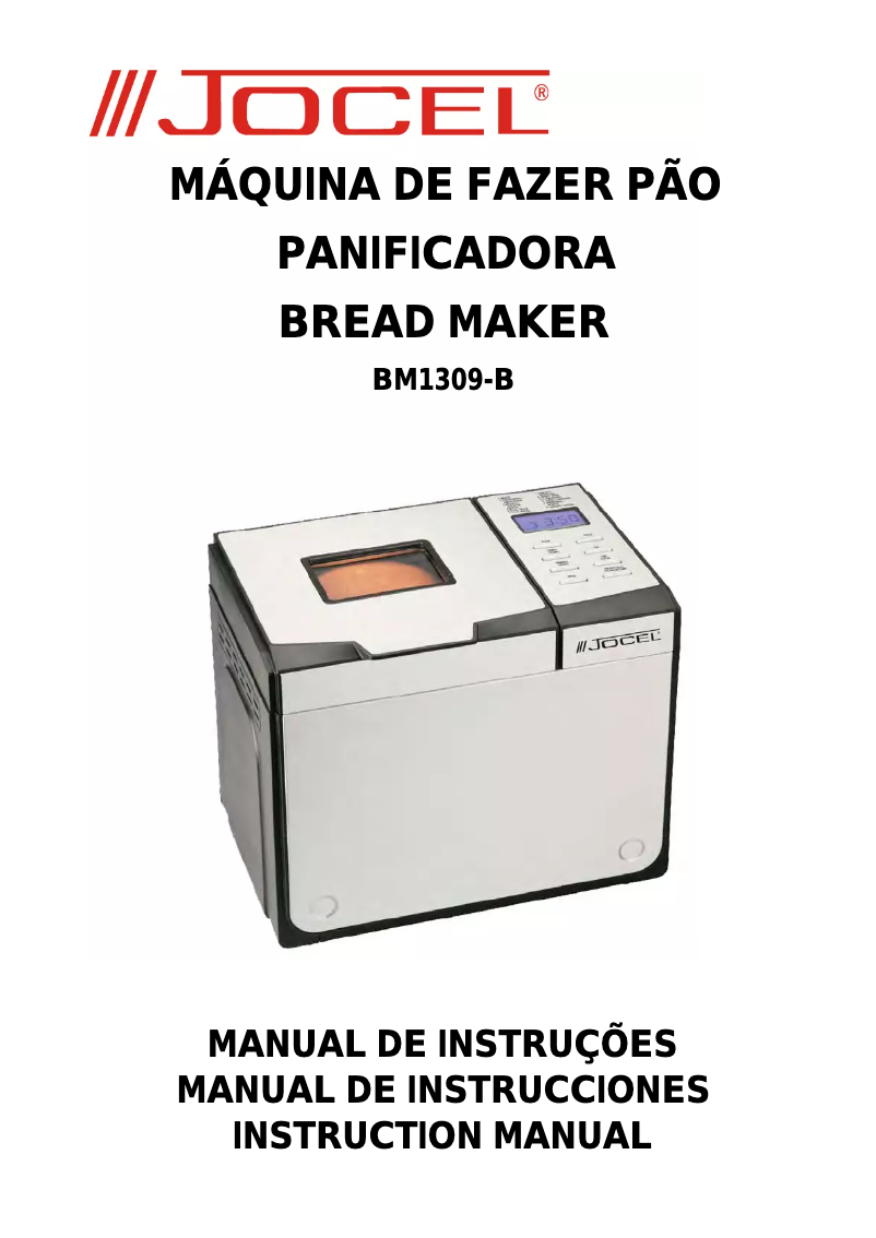 Image de la première page du manuel de l'appareil BM1309-B
