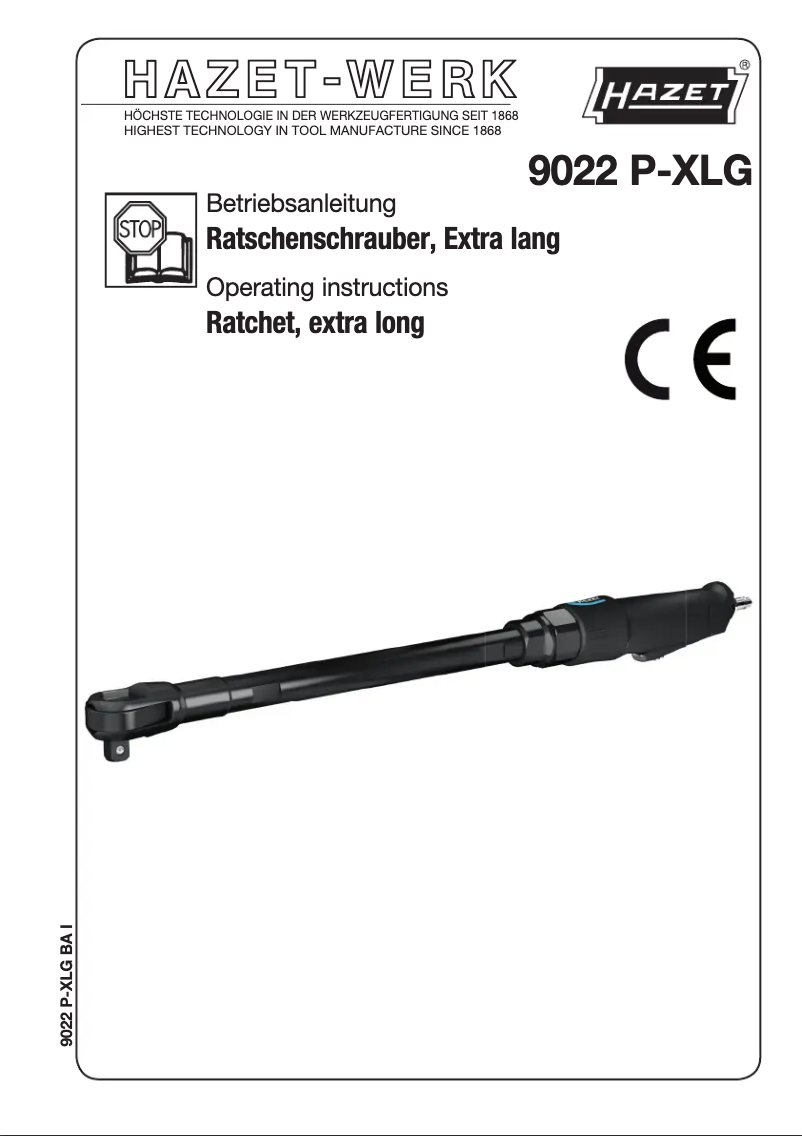 Página 1 del manual Manual de usuario Hazet 9022 P-XLG