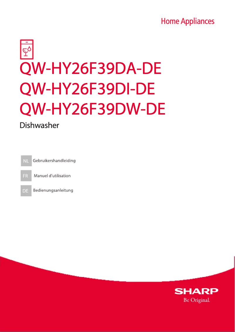 Page n°1 - Manuel utilisateur Sharp QW-HY26F39DI-DE