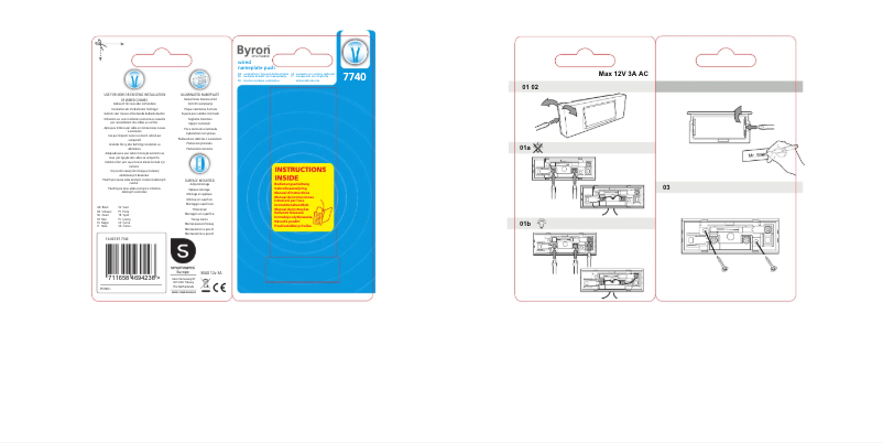 Página 1 del manual Manual de usuario Byron 7740