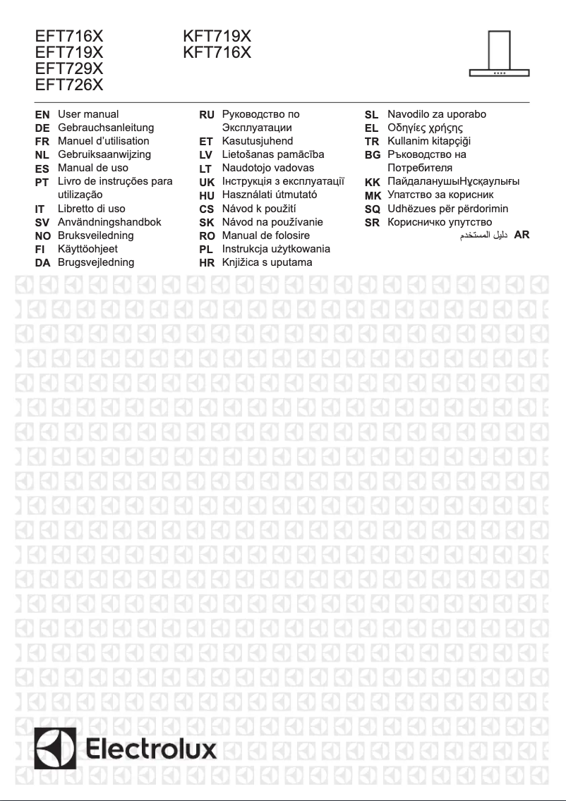 Page 1 de la notice Manuel utilisateur Electrolux KFT719X