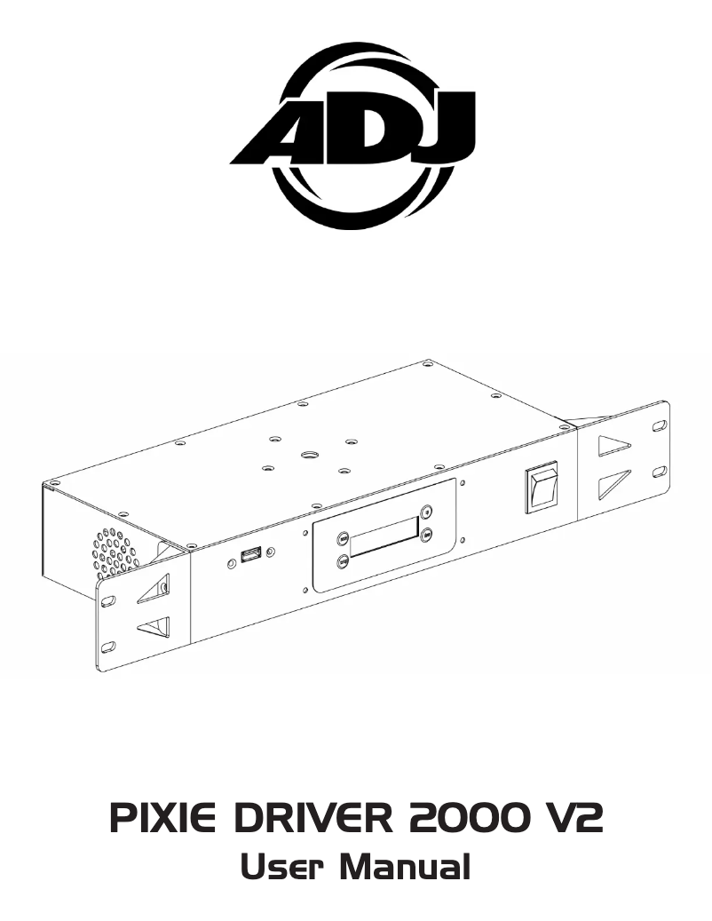 Image de la première page du manuel de l'appareil PIXIE DRIVER 2000 V2