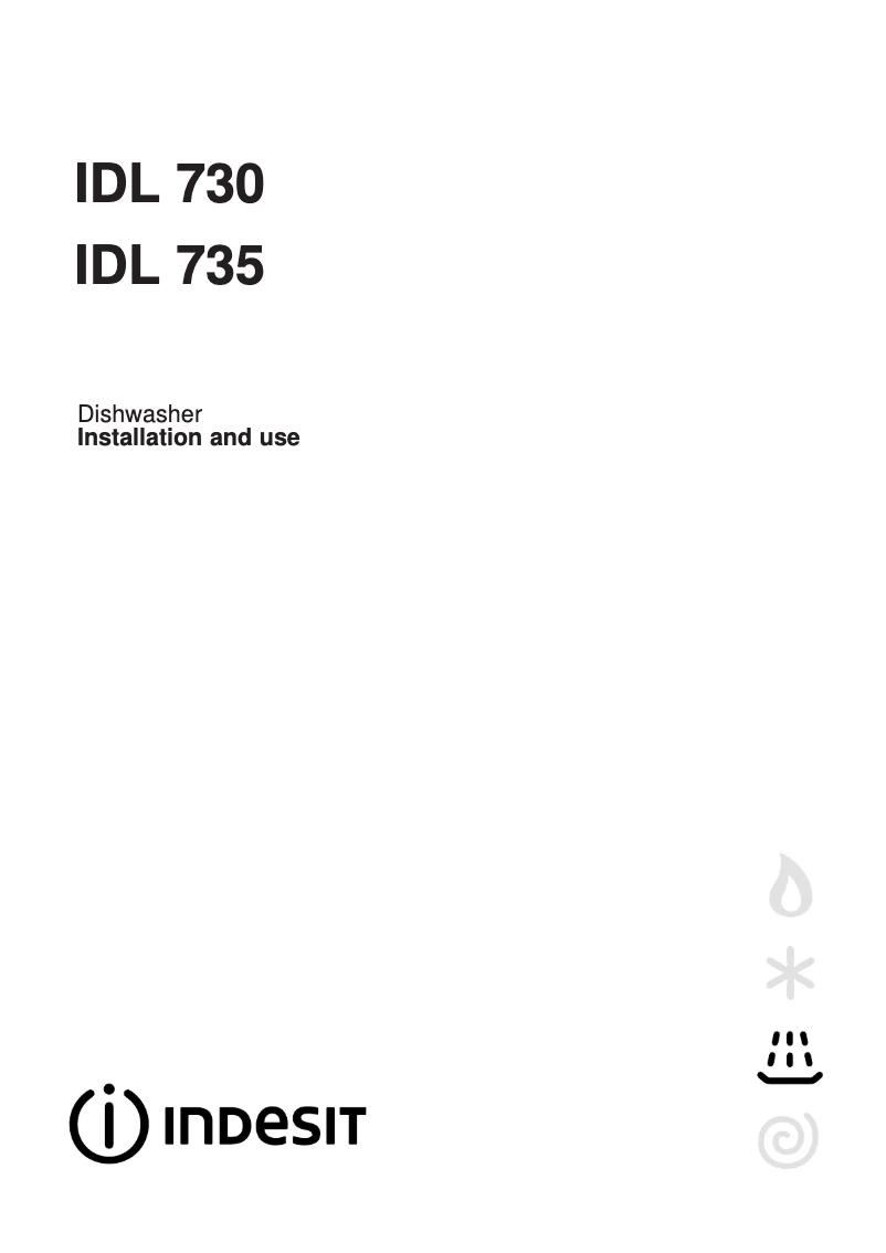 Page 1 de la notice Manuel utilisateur Indesit IDL 735