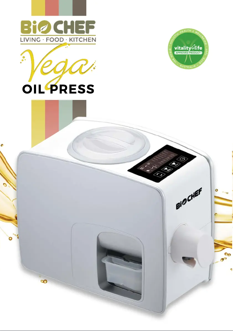 Página 1 del manual Manual de usuario BioChef Vega Oil Press