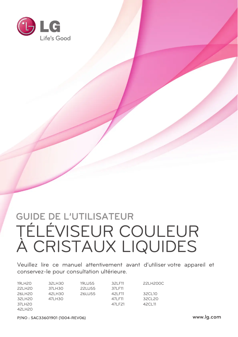 Image de la première page du manuel de l'appareil 42CL11