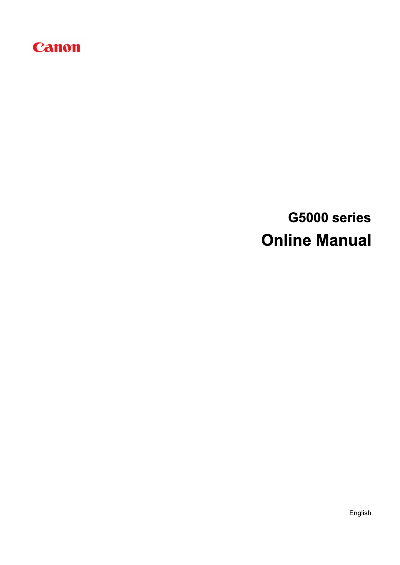 Page n°1 - Manuel utilisateur Canon PIXMA G6020