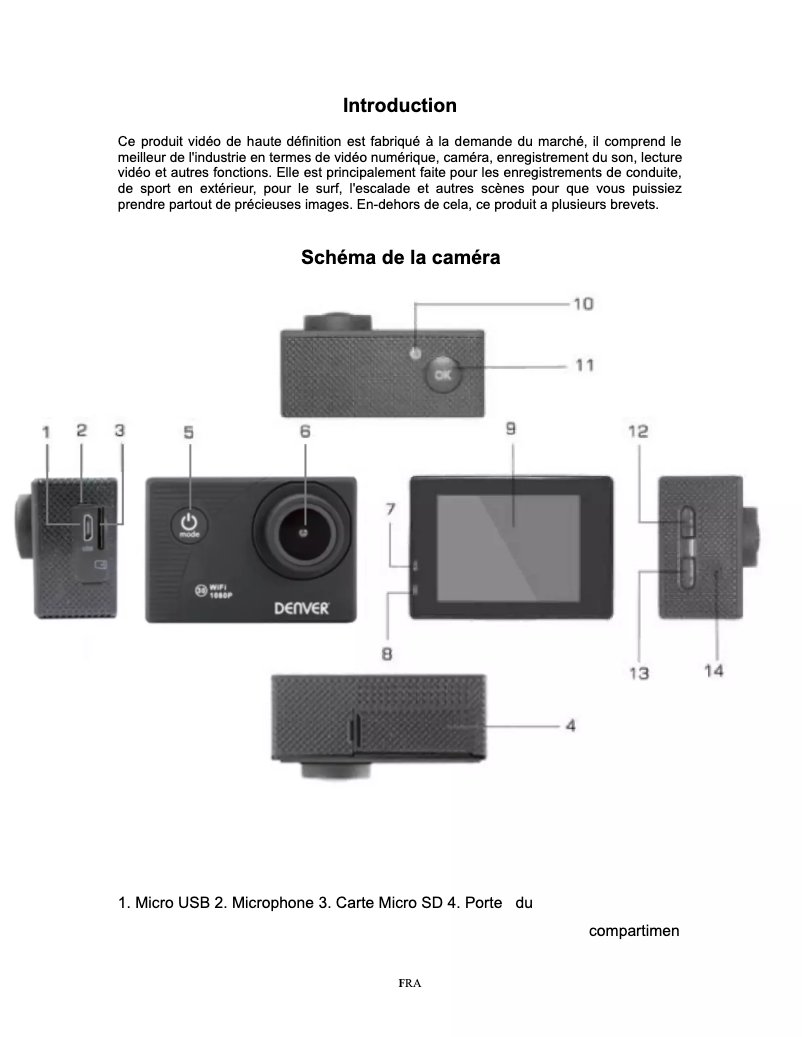 Image de la première page du manuel de l'appareil ACT-5050W