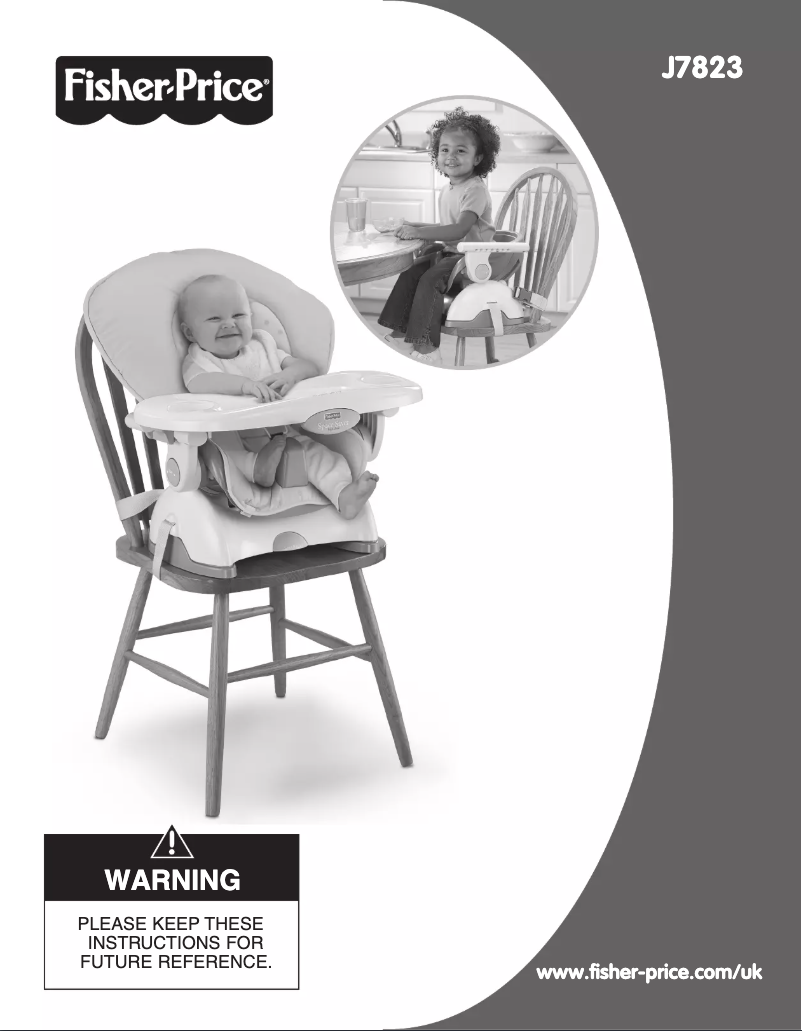 Page 1 de la notice Manuel utilisateur Fisher Price SpaceSaver J7823