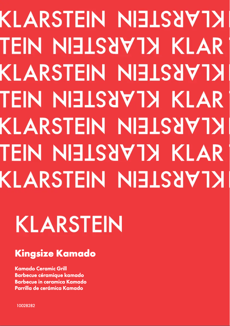 Page 1 de la notice Manuel utilisateur Klarstein Kingsize Kamado
