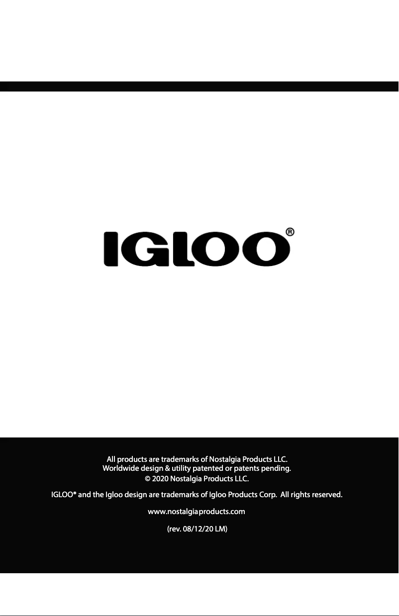 Page n°1 - Manuel utilisateur Igloo IWCTL352CHBKS