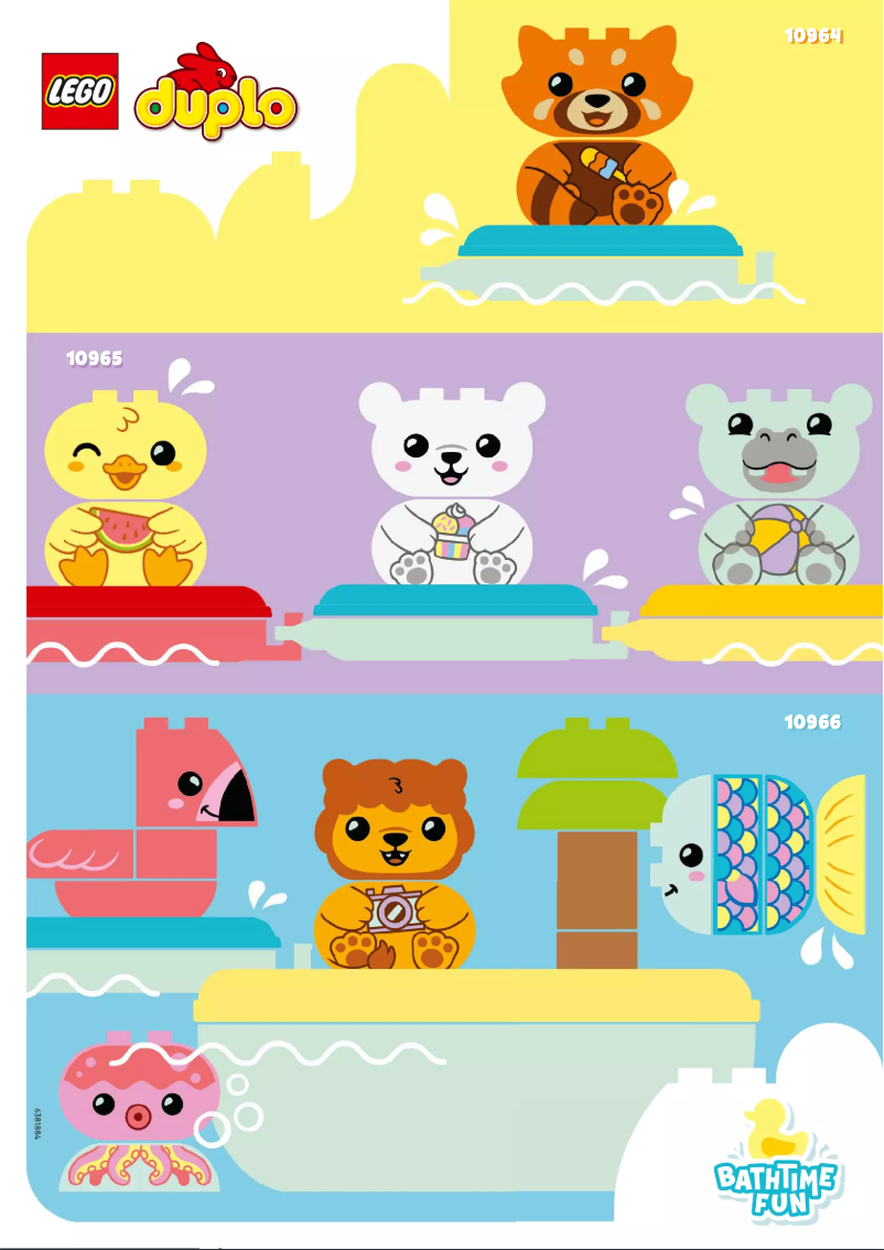 Page 1 de la notice Manuel utilisateur Lego Duplo 10965