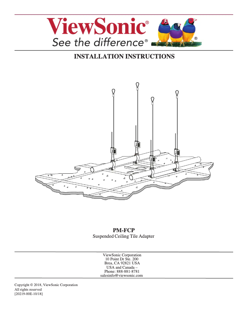 Image de la première page du manuel de l'appareil PM-FCP