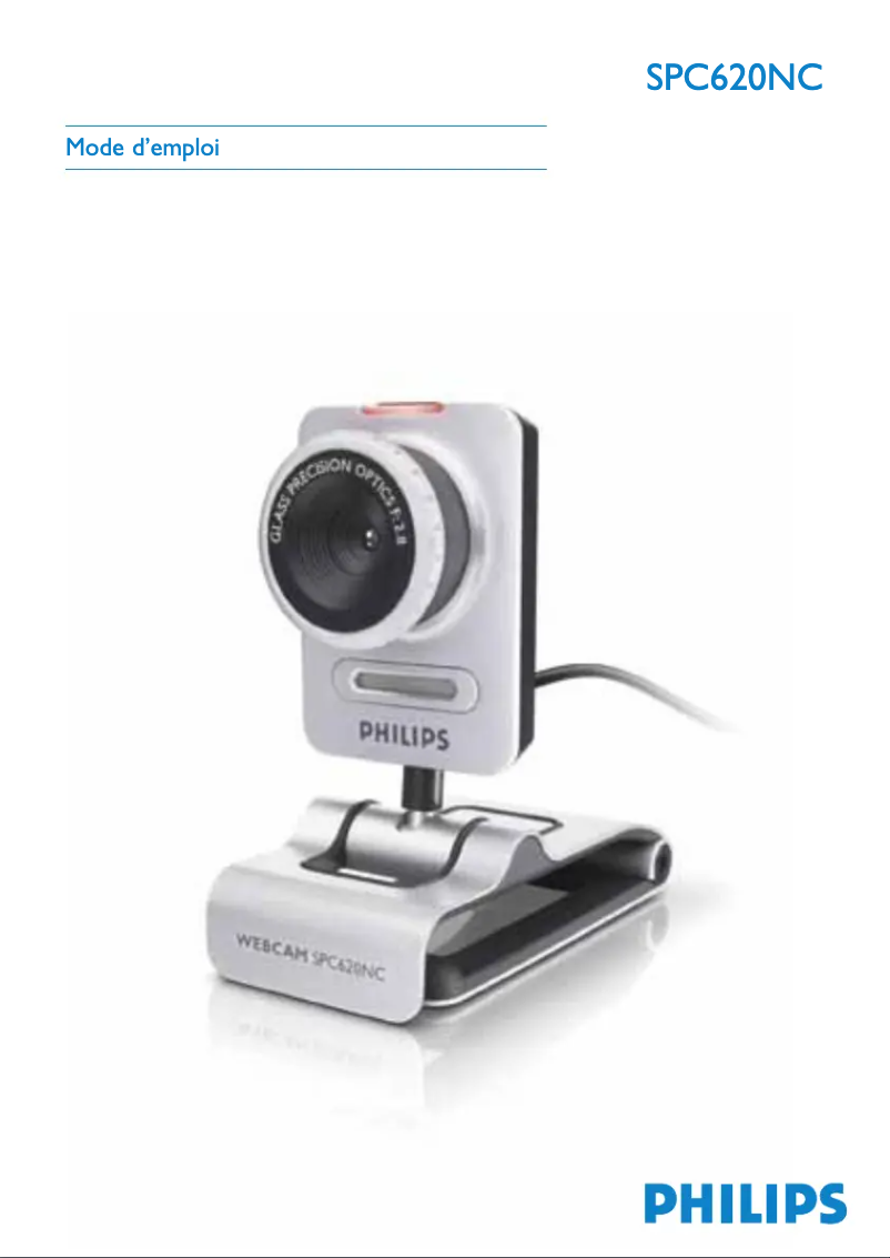 Page 1 de la notice Manuel utilisateur Philips SPC625NC