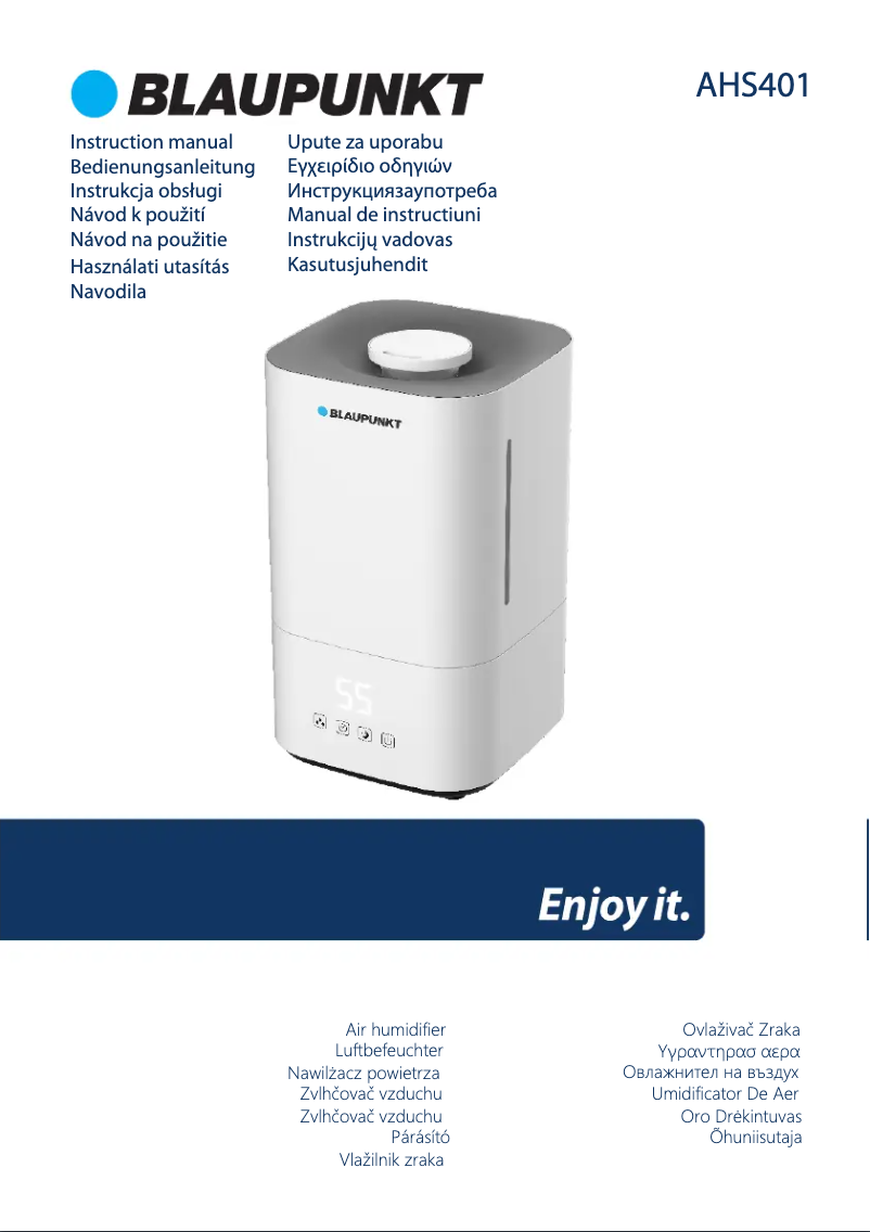 Page n°1 - Manuel utilisateur Blaupunkt AHS401